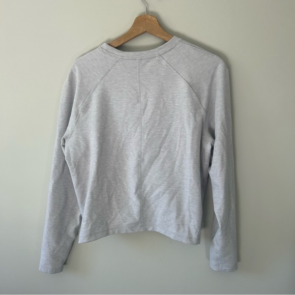 SOLD - Lululemon Athletica Twist Front Crew Neck Sweater - Picture 4 of 6